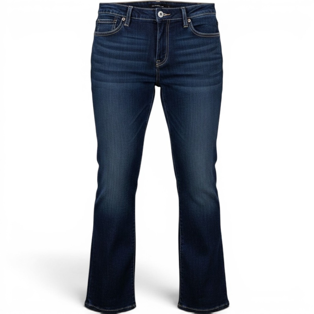 NWT Calvin Klein Jeans Womens 14x30 Flare Leg Dark Wash Denim Classic Retro 70s
